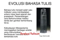 Evolusi Tulisan