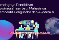 Pendidikan Kewirausahaan