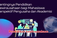 Pendidikan kewirausahaan