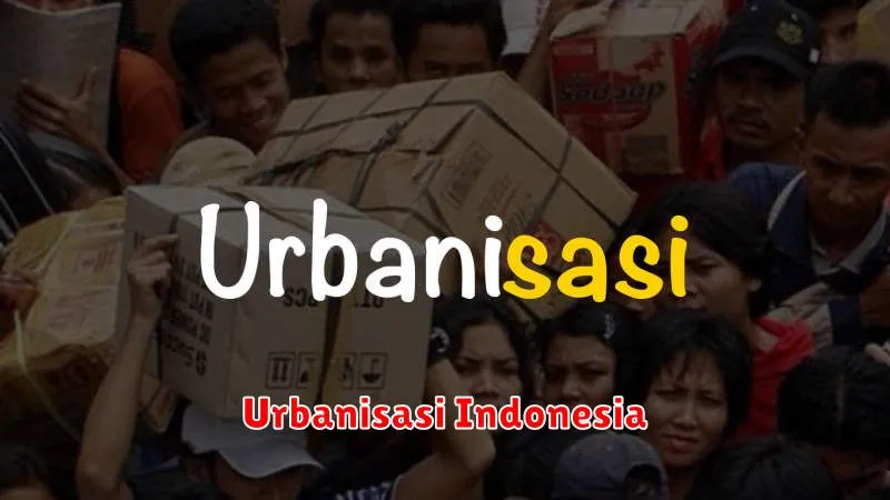 Urbanisasi Indonesia