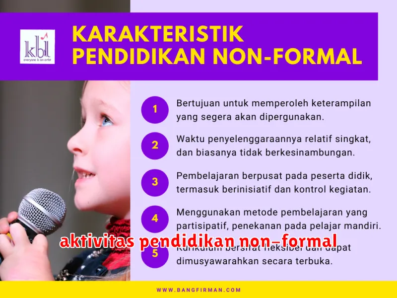 aktivitas pendidikan non-formal