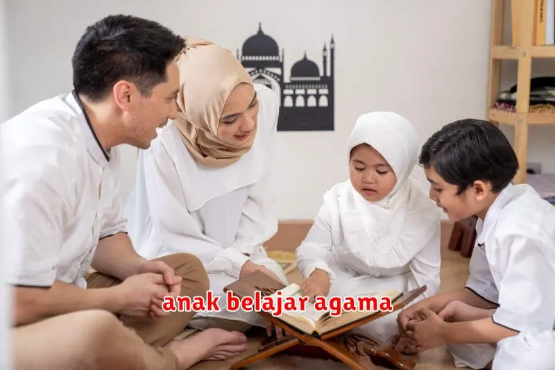 anak belajar agama