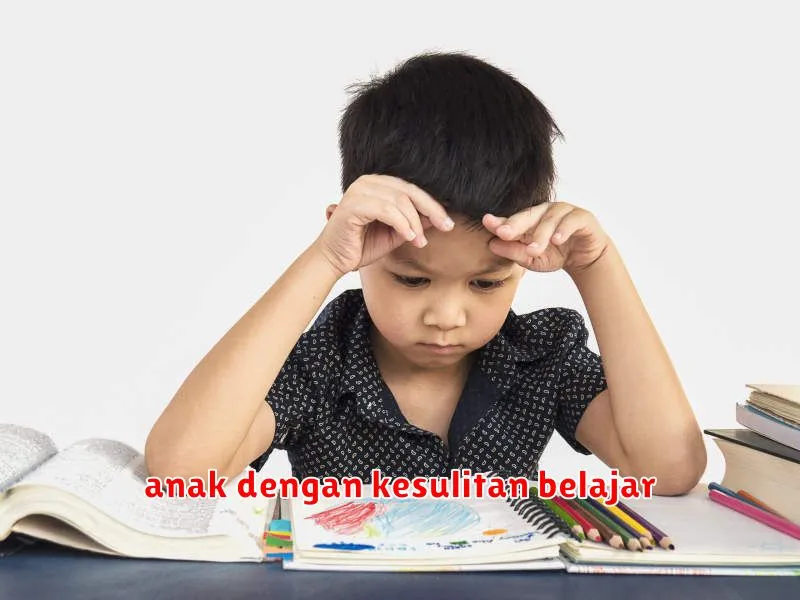 anak dengan kesulitan belajar