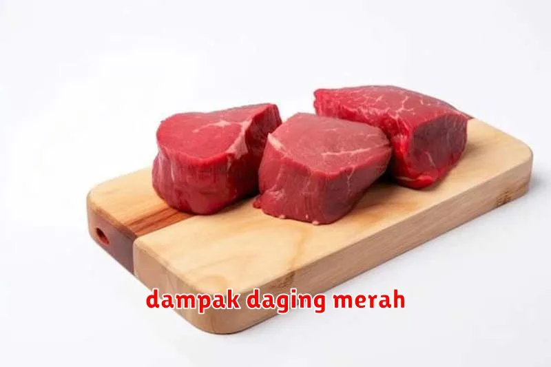 dampak daging merah