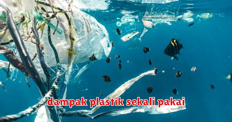 dampak plastik sekali pakai