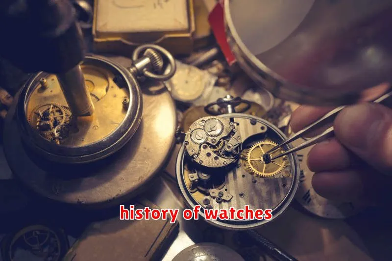 history of watches