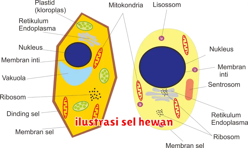 ilustrasi sel hewan