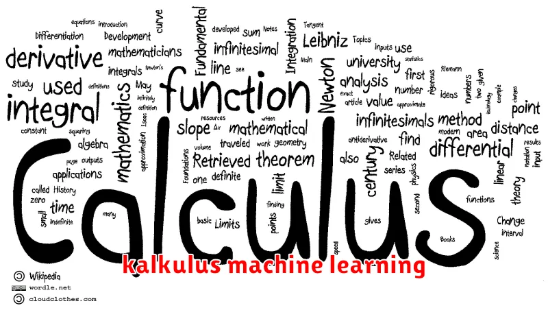 kalkulus machine learning