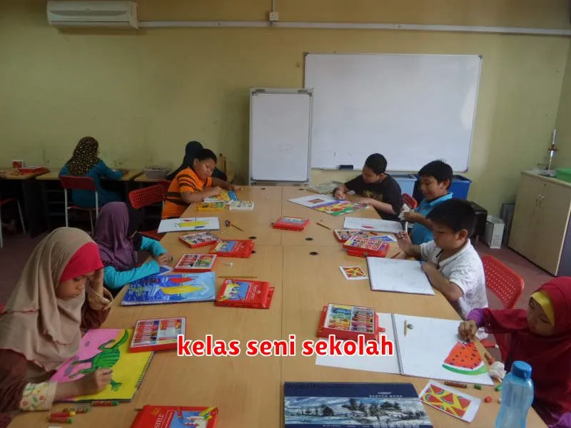 kelas seni sekolah