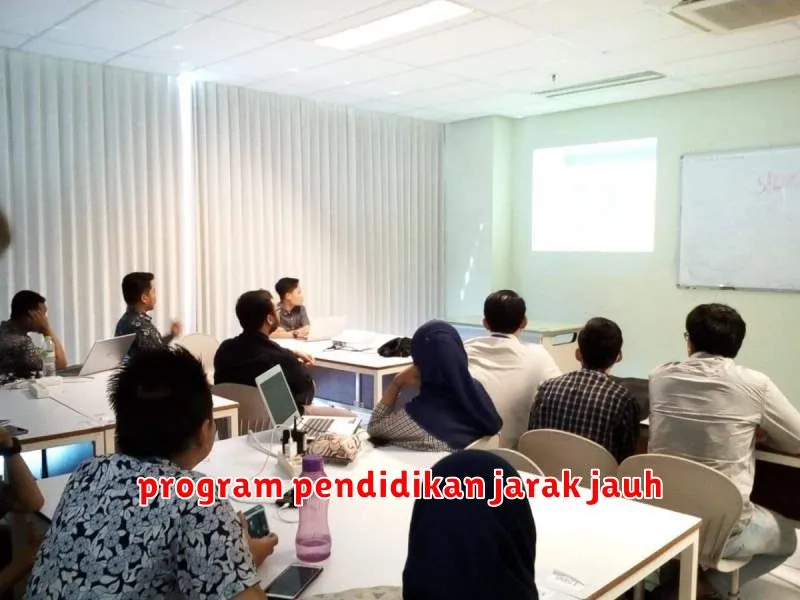 program pendidikan jarak jauh