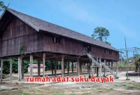 rumah adat suku dayak