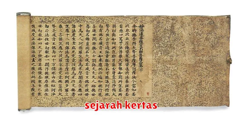 sejarah kertas