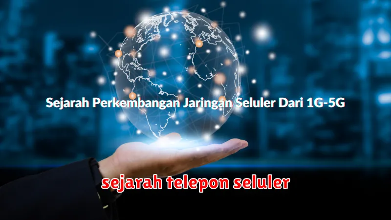 sejarah telepon seluler