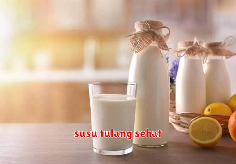 susu tulang sehat