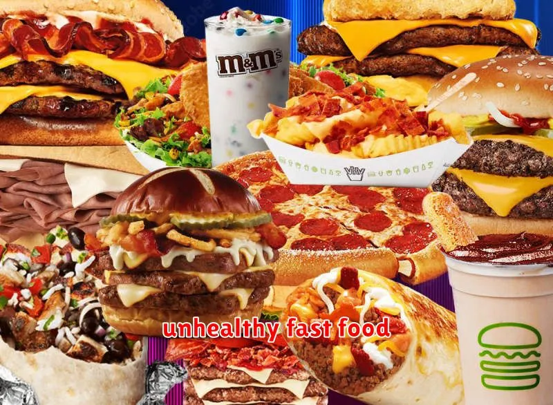 unhealthy fast food