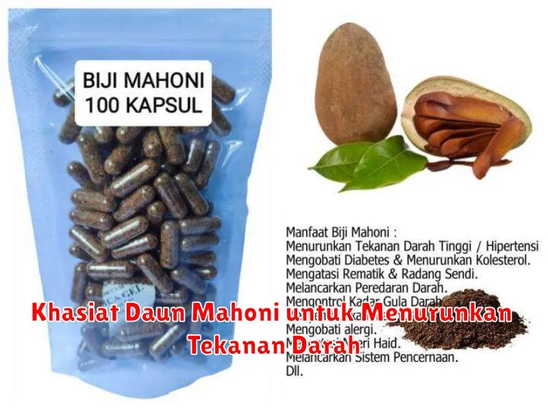 Khasiat Daun Mahoni untuk Menurunkan Tekanan Darah