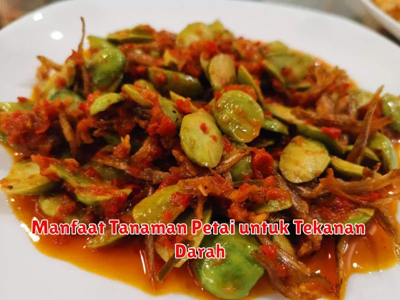Manfaat Tanaman Petai untuk Tekanan Darah